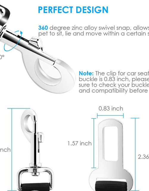 Load image into Gallery viewer, Dog Seat Belt, Dog Car Harness Dog Seatbelts
