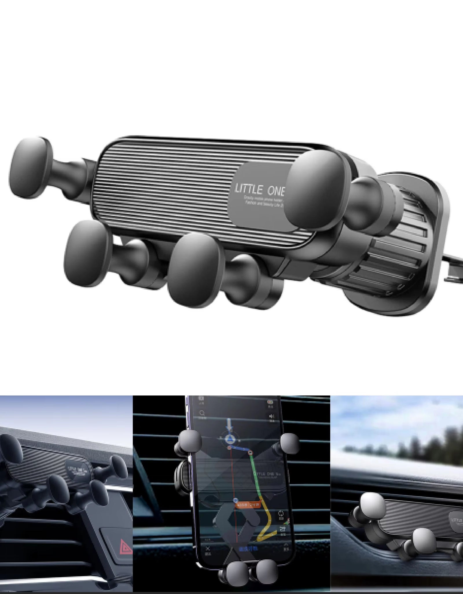 Magnetic Car Phone Holder for 4.7-7 Inch Support Mobile Phone Car Air Vent Mount Universal Shockproof GPS Clip Smartphone Stand