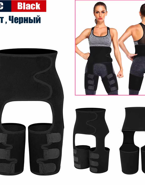 Load image into Gallery viewer, Body 3-In-1 Waist and Thigh Trimmer for Women Weight Loss Butt Lifter Waist Trainer Slimming Support Belt Hip Raise Shapewear
