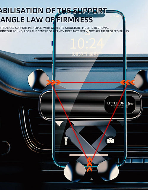 Load image into Gallery viewer, Magnetic Car Phone Holder for 4.7-7 Inch Support Mobile Phone Car Air Vent Mount Universal Shockproof GPS Clip Smartphone Stand
