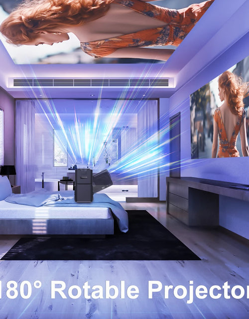 Load image into Gallery viewer, 4K Android 11 Projector Native 1080P 390ANSI HY320 Dual Wifi6 BT5.0 1920*1080P Cinema Portable Projetor Upgrated HY300
