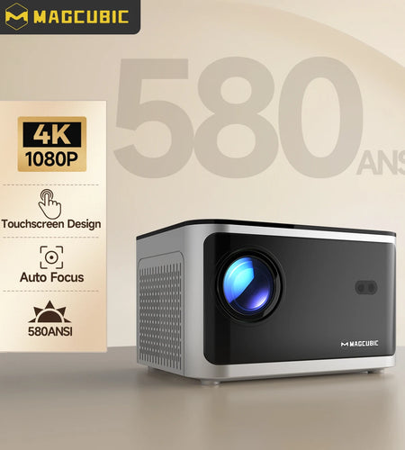 Auto Focus Smart Projector Android11 4K 580ANSI Full Wifi6 BT5.0 Allwinner H713 Voice Control Home Cinema Theater HY350