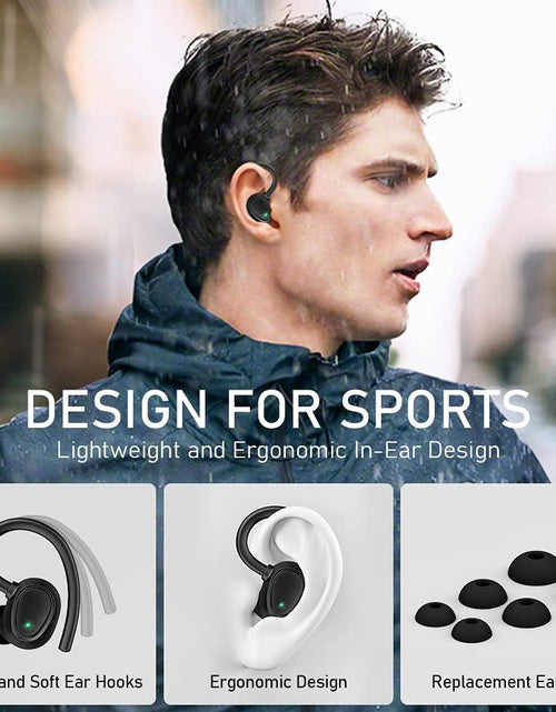 Load image into Gallery viewer, Wireless Earbud, Bluetooth 5.1 Headphones Sport Wireless Bluetooth Earphones in Ear Noise Cancelling Earbud with Mic Deep Bass, Earhooks Ear Buds IP7 Waterproof 48H Headset for Running Gym[2021 New]
