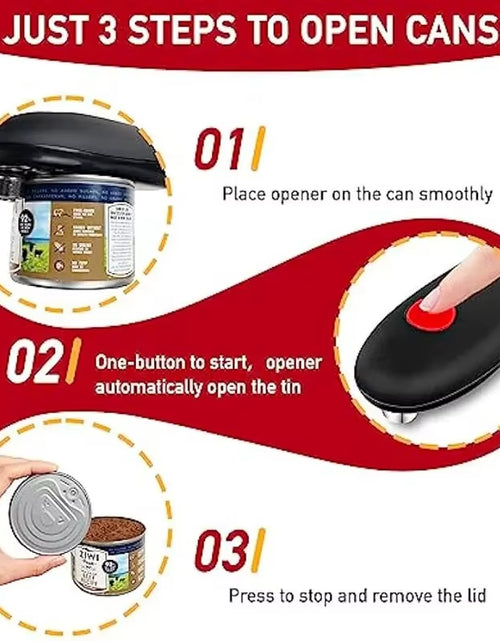 Load image into Gallery viewer, The One-Touch Electric Can Opener – Effortless Kitchen Convenience

